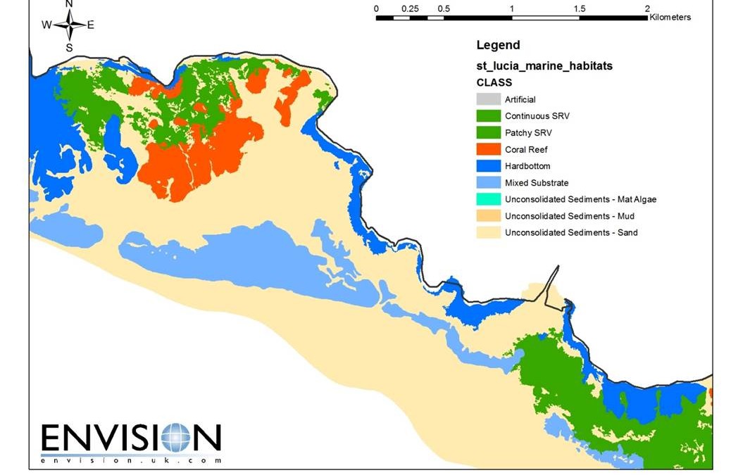 Coastal Habitat Mapping Project– St. Lucia